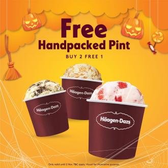 Haagen-Dazs Halloween Buy 2 FREE 1 Promotion (valid until 2 November 2022)