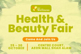 AEON Wellness Health & Beauty Fair Promotion at AEON Shah Alam (25 Oct 2022 - 30 Oct 2022)