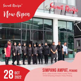 Secret Recipe Simpang Ampat Opening Promotion 50% OFF Slice Cake (1 Nov 2022 - 14 Nov 2022)