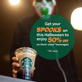 Starbucks Halloween Promotion Venti-sized 50% OFF (31 October 2022)