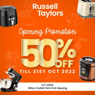 Russell Taylors Opening Promotion at Mitsui Outlet Park (valid until 31 October 2022)