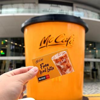 McDonald's McCafe The Starhill Piazza FREE Iced Latte Promotion (valid until 31 October 2022)