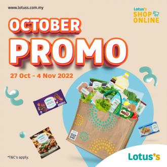 Lotus's Online October Promotion (27 October 2022 - 4 November 2022)