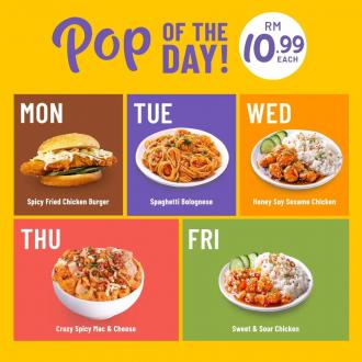 Pop Meals Pop Of The Day Promotion