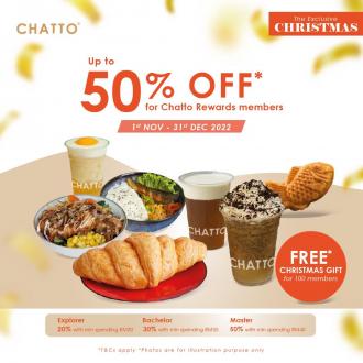 Chatto Christmas Promotion (1 November 2022 - 31 December 2022)