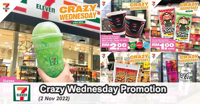 7 Eleven Crazy Wednesday Promotion (2 Nov 2022)