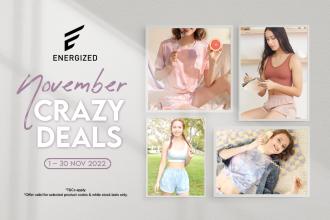 Energized Sportswear November Crazy Deals Promotion (1 Nov 2022 - 30 Nov 2022)