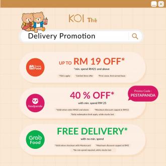 KOI Delivery Promotion