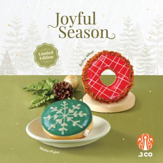 J.Co Christmas Festive Wheel & Winterflakes Donuts
