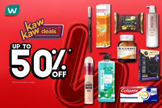 Watsons Kaw Kaw Deals Sale Up To 50% OFF (3 November 2022 - 7 November 2022)