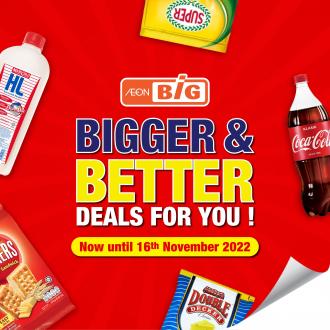 AEON BiG Bigger & Better Deals Promotion (valid until 16 November 2022)
