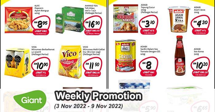 Giant Weekly Promotion (3 November 2022 - 9 November 2022)