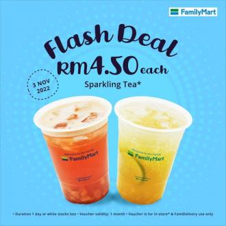 FamilyMart Member Sparkling Tea @ RM4.50 Promotion (3 Nov 2022)