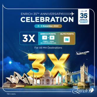 Malaysia Airlines Enrich 35th Anniversary Promotion (3 November 2022 - 5 November 2022)