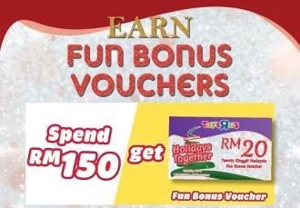 Toys R Us Earn Fun Bonus Vouchers Promotion