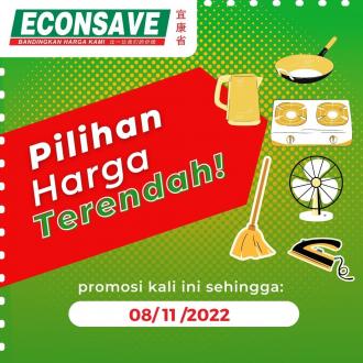Econsave Pilihan Harga Terendah Promotion (valid until 8 November 2022)