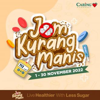 Caring Pharmacy Jom Kurang Manis Promotion (1 Nov 2022 - 30 Nov 2022)
