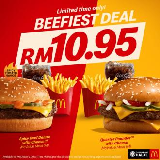 McDonald's Beefiest Deal for RM10.95 Promotion