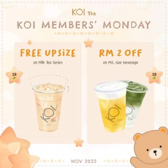 KOI Members' Monday Promotion
