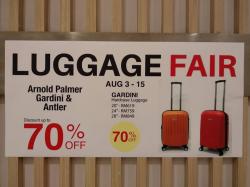Isetan Luggage Fair Discount Up To 70% (3 August 2018 - 15 August 2018)