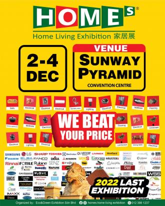 HOMEs Home Living Exhibition Sale at Sunway Pyramid (2 Dec 2022 - 4 Dec 2022)