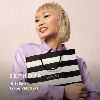 Sephora Atom 11.11 Sale RM25 OFF (valid until 11 Nov 2022)