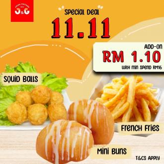 J&G Fried Chicken 11.11 Promotion (11 November 2022)
