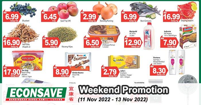 Econsave Weekend Promotion (11 Nov 2022 - 13 Nov 2022)