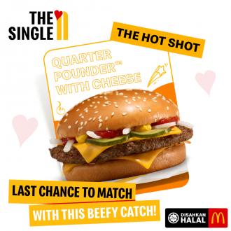 McDonald's 2nd Selected Item for RM1.10 Promotion
