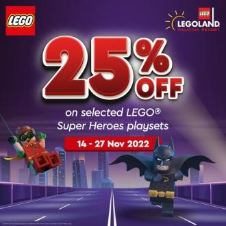 LEGOLAND LEGO Super Heroes Playsets 25% OFF Promotion (14 November 2022 - 27 November 2022)