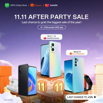 OPPO 11.11 After Party Sale (12 November 2022 - 13 November 2022)
