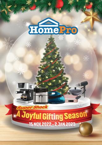 HomePro Christmas Sale Catalogue (15 November 2022 - 2 January 2023)