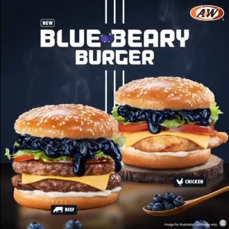 A&W Blue-Beary Burger
