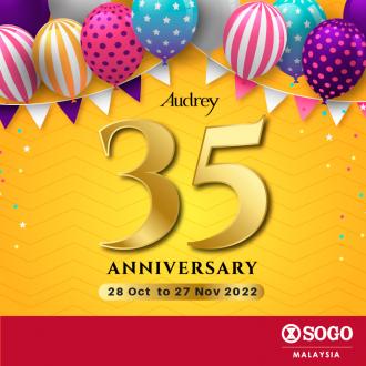 SOGO Audrey Anniversary Promotion (28 October 2022 - 27 November 2022)