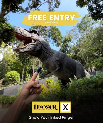 Dinosaur Encounter GE15 General Election Day Promotion FREE Entry to T-Rex Cage (19 November 2022)