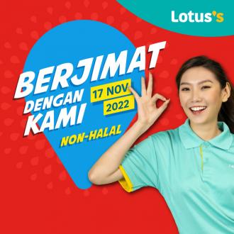 Lotus's Non-Halal Items Promotion (17 November 2022 - 23 November 2022)