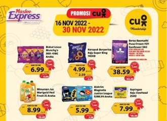 Maslee CU OK Promotion (16 November 2022 - 30 November 2022)