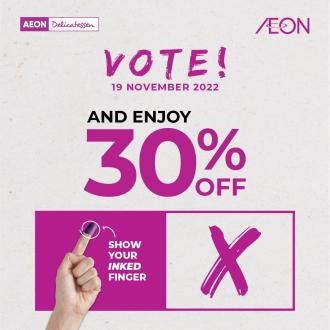 AEON Delicatessen GE15 General Election Day Promotion (19 Nov 2022)
