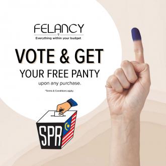 Felancy GE15 General Election Day Promotion FREE Panty (19 Nov 2022)