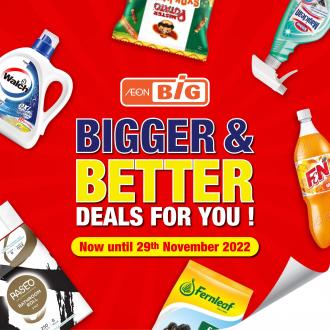 AEON BiG Bigger & Better Deals Promotion (valid until 29 November 2022)