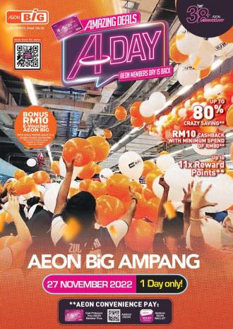 AEON BiG Ampang AEON Members Day Promotion (27 November 2022)