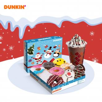 Dunkin' Christmas Red Velvet Choco Cake Donut