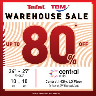 TBM Tefal Warehouse Sale Up To 80% OFF (24 Nov 2022 - 27 Nov 2022)