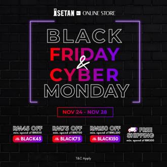 Isetan Online Store Black Friday & Cyber Monday Sale (24 November 2022 - 28 November 2022)