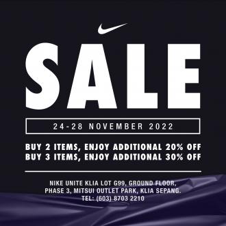 Nike Unite Black Friday Sale at Mitsui Outlet Park (24 November 2022 - 28 November 2022)