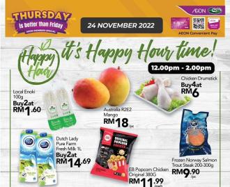 AEON Supermarket Thursday Happy Hour Promotion (24 Nov 2022)