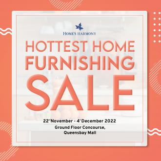 Home's Harmony Queensbay Mall Hottest Home Furnishing Sale (22 November 2022 - 4 December 2022)