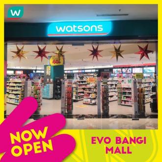 Watsons Evo Bangi Mall Opening Promotion (23 November 2022 - 29 November 2022)
