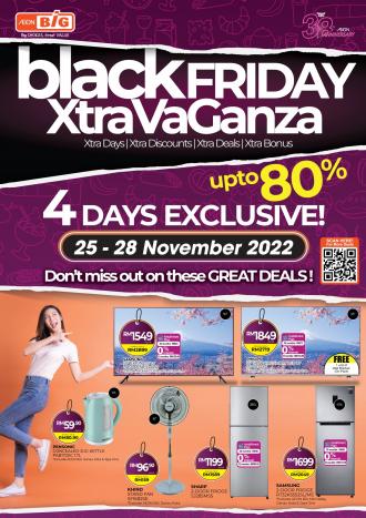 AEON BiG Black Friday Sale Up To 80% OFF (25 November 2022 - 28 November 2022)