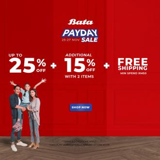Bata Payday Sale (23 November 2022 - 27 November 2022)